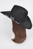 Studded Stars Suede Cowboy Hat