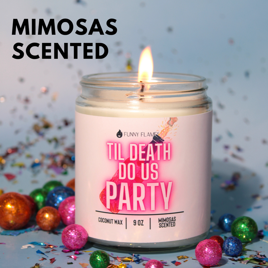 'Til Death Do Us Party Candle