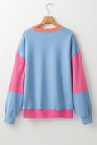 Color Block Drop Shoulder Sweatshirt- 4 Colors