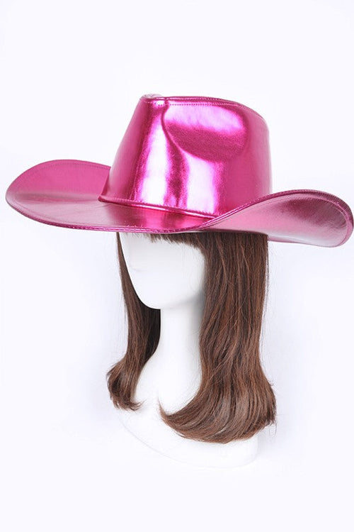 Metallic Festival Cowboy Hat- 5 Colors