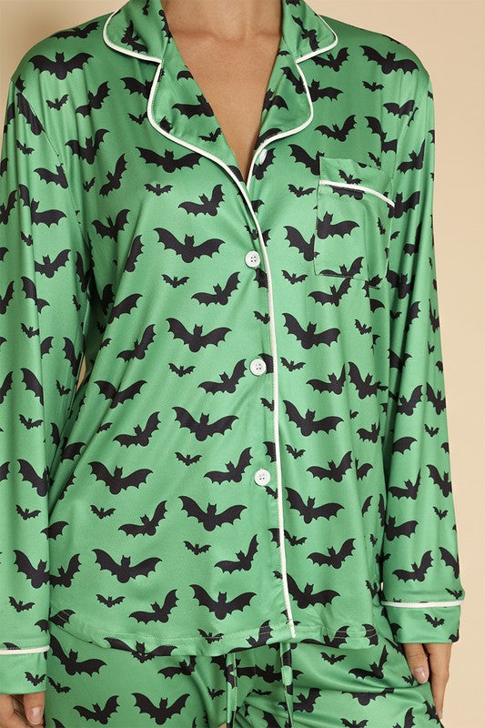 Bat Pajama Set- 4 Sizes