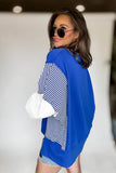 Striped Patchwork Sleeve Colorblock Sweatshirt- 3 Colors