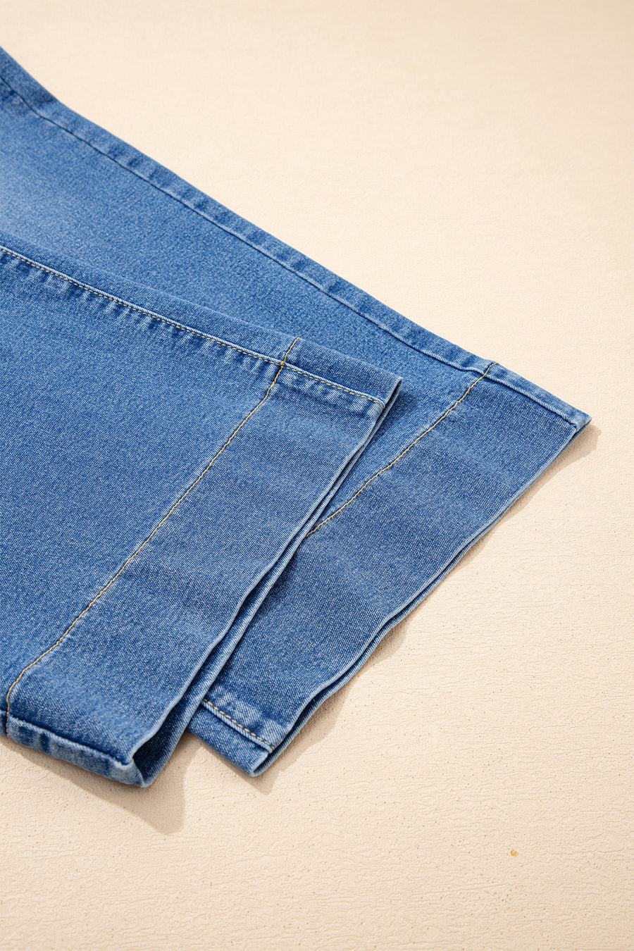 Plus Size Acid Wash Lace-Up Jeans- 4 Colors