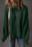 Front Seam Drop Shoulder Loose Fit Sweater- 3 Colors