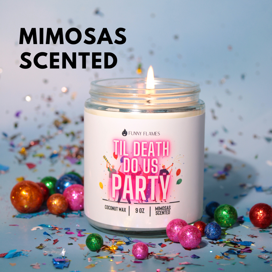 'Til Death Do Us Party Candle