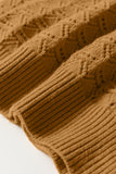 Jurassic Gold Crochet Balloon Sleeve Sweater
