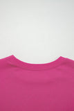 Varsity Striped Sleeve Loose Fit Sweatshirt- 8 Colors