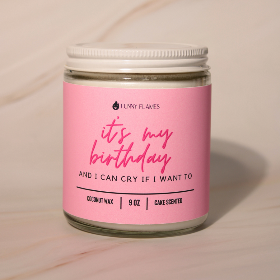 It's My Birthday And I Can Cry If I Want to Candle