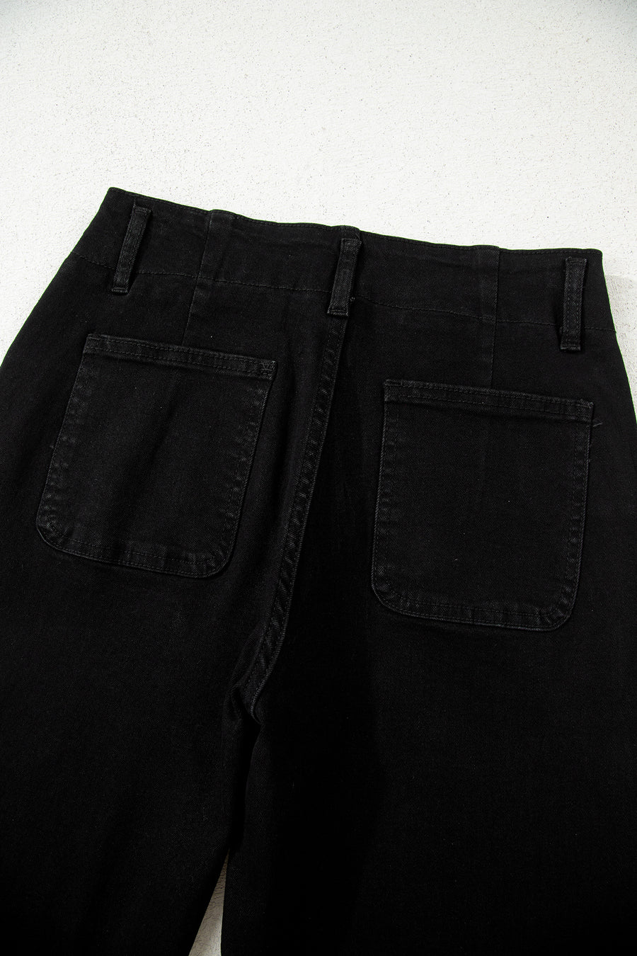 2-Button High Waist Wide Leg Jeans- 4 Colors