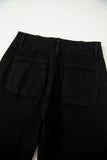 2-Button High Waist Wide Leg Jeans- 4 Colors