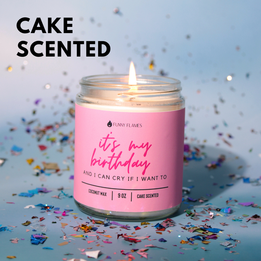 It's My Birthday And I Can Cry If I Want to Candle
