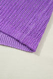 Knit High Neck Cap Sleeve Sweater- 2 Colors