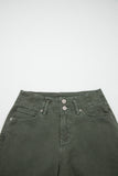 2-Button High Waist Wide Leg Jeans- 4 Colors