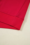 Varsity Striped Cropped Sweatshirt and Wide Leg Pants Matching Set- 5 Colors