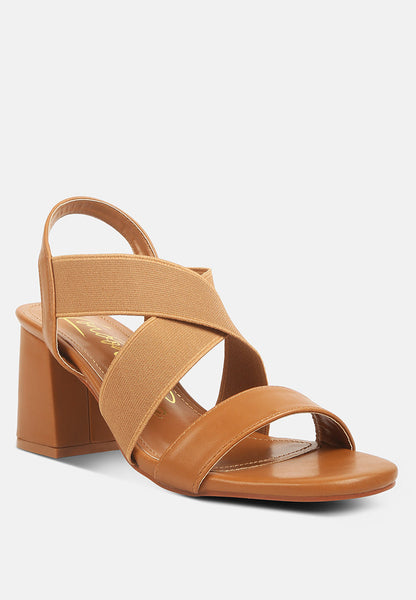 Comfortable Straps Block Heel Sandals- 3 Colors