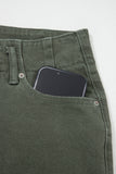 2-Button High Waist Wide Leg Jeans- 4 Colors