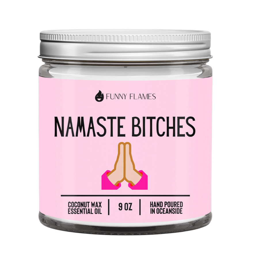 Namaste Bitches 2 Candle