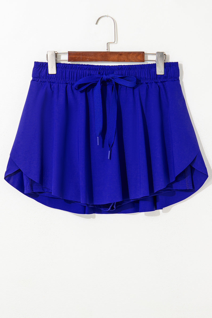 Ribbon Drawstring High-Waist Lined Tennis Skort- 6 Colors