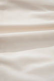 Apricot Plus Size V Neck Lacy Embroidery Patchwork Short Sleeve Maxi Dress