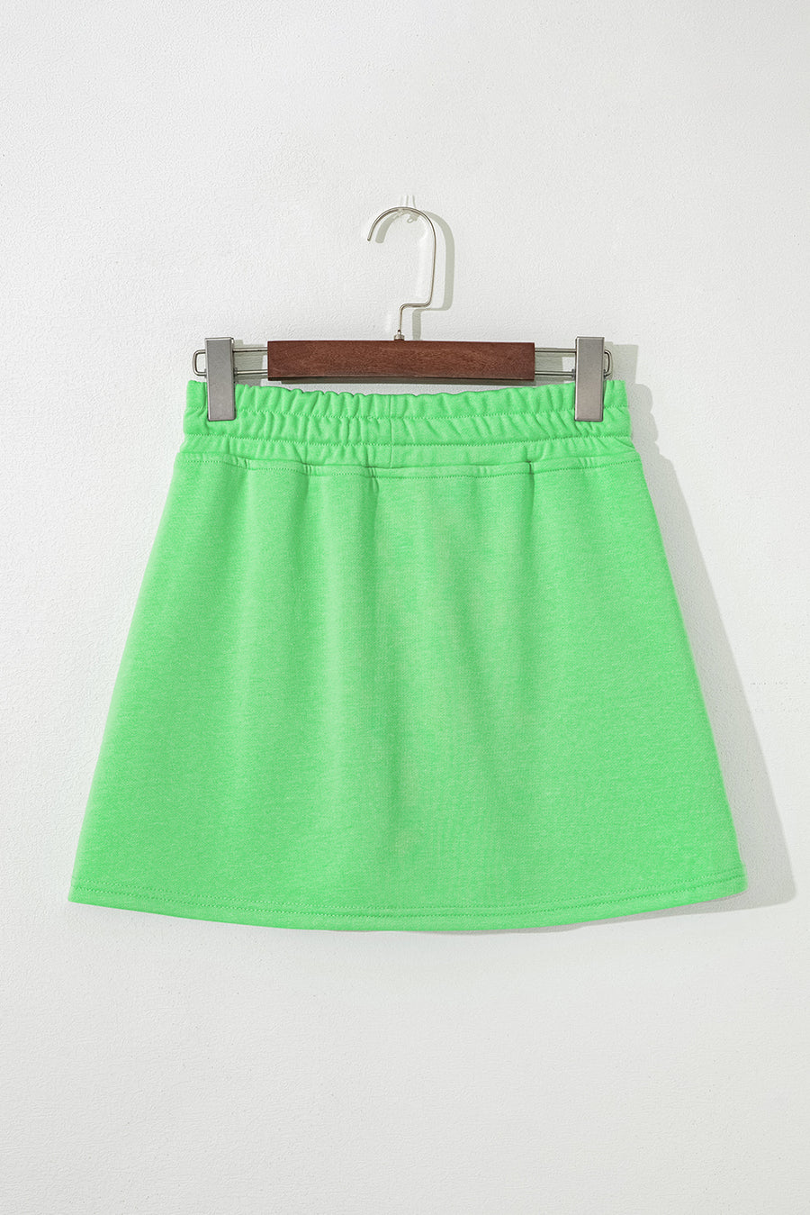 French Terry Drawstring Skort with Pockets- 3 Colors