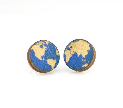 Globe Stud Earrings #3004