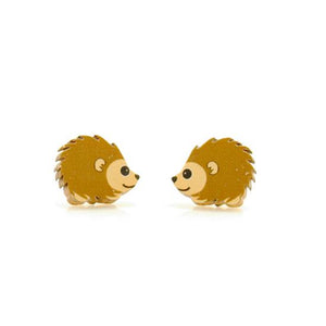 Hedgehog Stud Earrings #3072