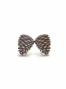 Pine Cone Stud Earrings #3056
