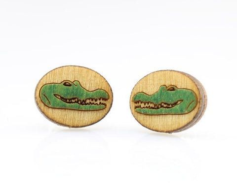 Gator Stud Earrings #3075