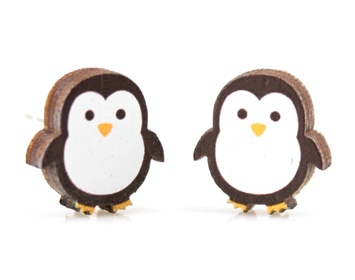 Penguin Stud Earrings #3083