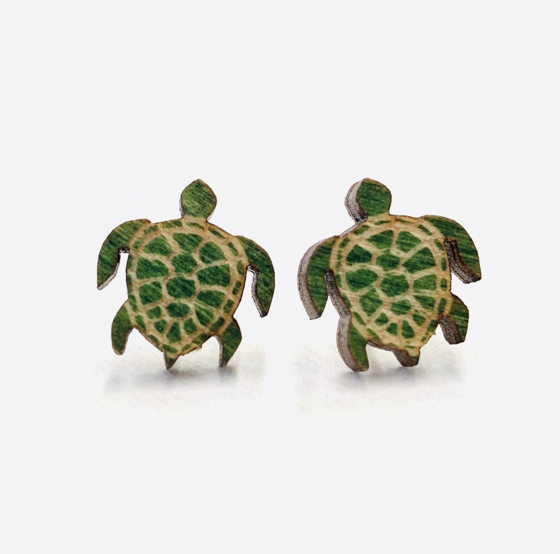 Turtle Stud Earrings #3090