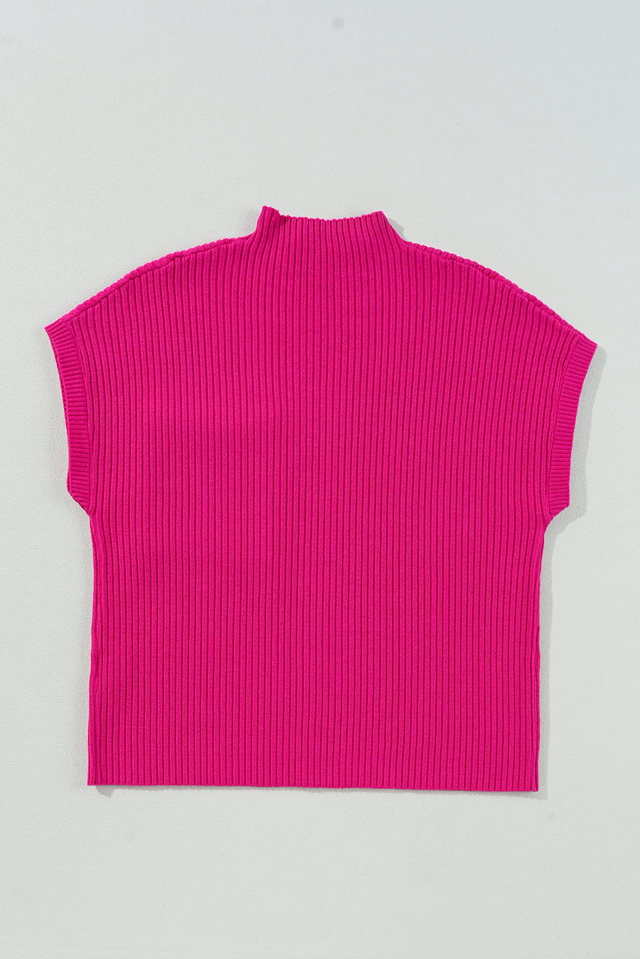 Green Pocket Ribbed Knit Short Sleeve Sweater- 9 Colors