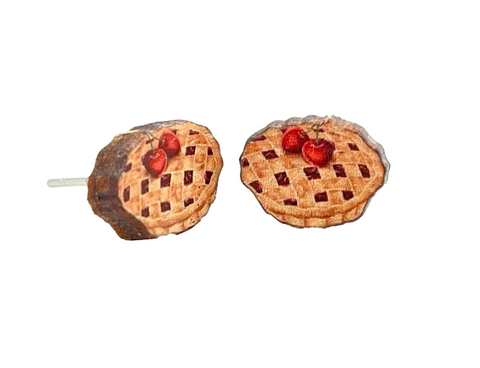 Cherry Pie Stud Earrings