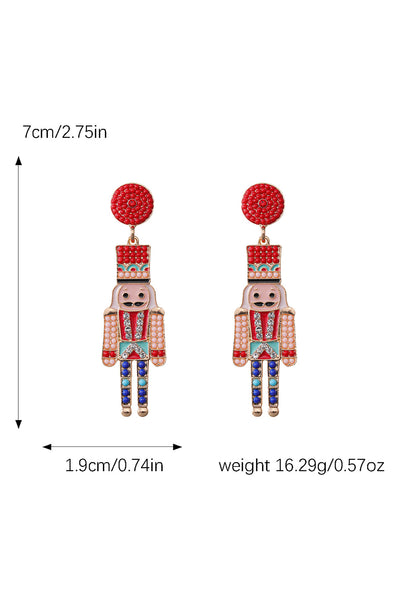 Beaded Nutcracker Earrings