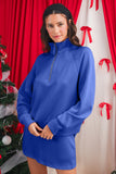 Zip-Up Sporty Pullover & Mini Skort Set- 3 Colors