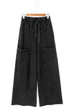 Mineral Wash Exposed Seam Wide Leg Cargo Pants- 3 Colors
