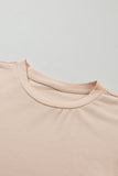 Basic Crew Neck Rolled Sleeve T-Shirt- 12 Colors