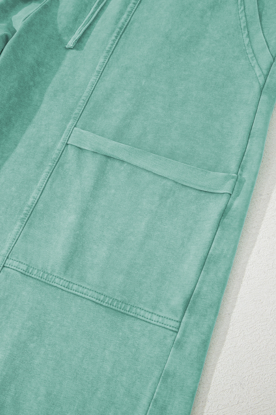 Mineral Wash Exposed Seam Wide Leg Cargo Pants- 3 Colors