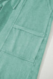 Mineral Wash Exposed Seam Wide Leg Cargo Pants- 3 Colors