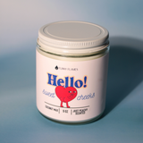 Hello Sweet Cheeks Candle- Heart