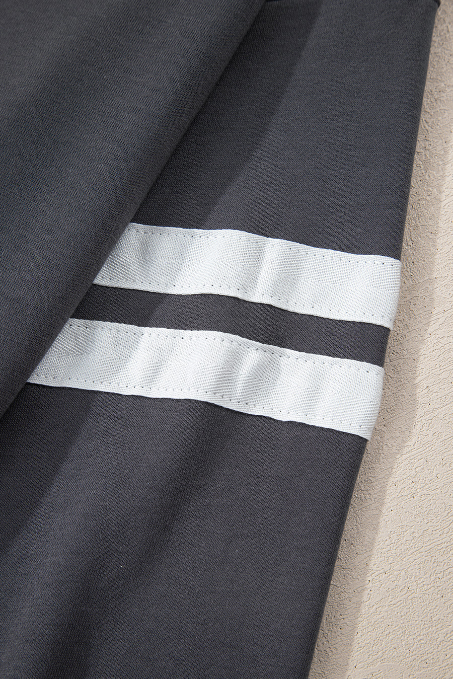 Varsity Striped Sleeve Loose Fit Sweatshirt- 8 Colors