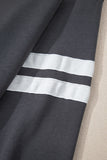 Varsity Striped Sleeve Loose Fit Sweatshirt- 8 Colors