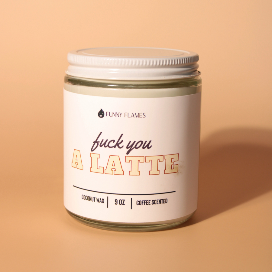 Fuck You A Latte Candle