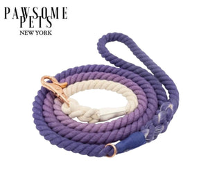 Rope Leash - Ombre Purple