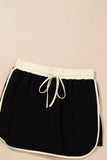 *Pre-Order* Color Block Drop Shoulder T-Shirt and Skort Set- 5 Colors