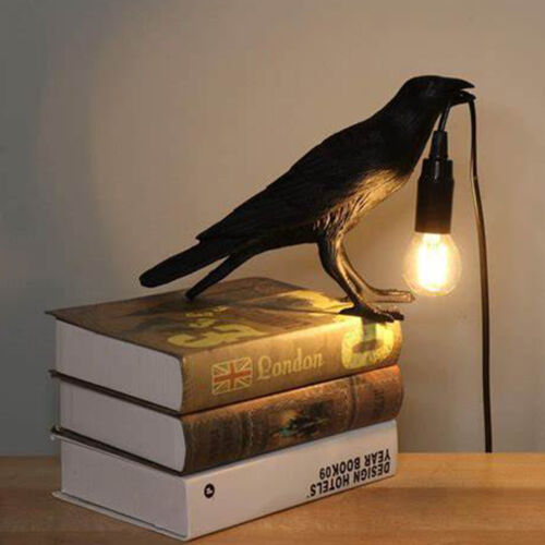 Raven Desk Lamp- 2 Colors & 2 Options
