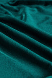 Velvet Puff Short Sleeve Smocked Waist Tiered Maxi Dress with Pockets- 3 Colors