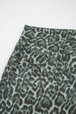 Print Frayed Edge Wide Leg High-Waist Jeans- 7 Styles