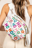 Graphic Print Multi Pocket Crossbody Bag- 4 Styles
