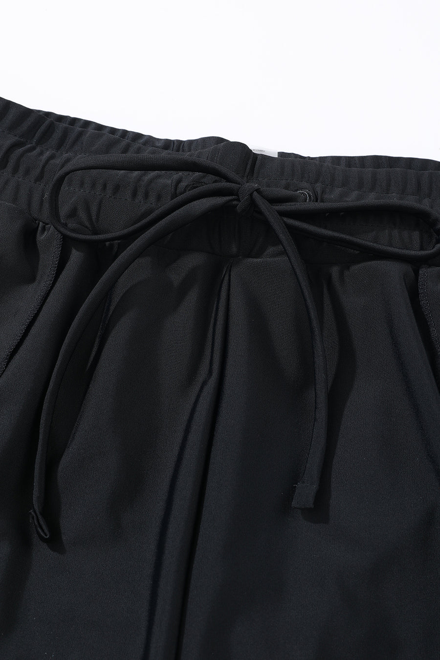 Drawstring Elastic Waist Built-In Brief Swim Shorts- 2 Colors