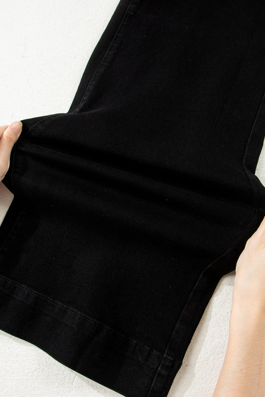 2-Button High Waist Wide Leg Jeans- 4 Colors